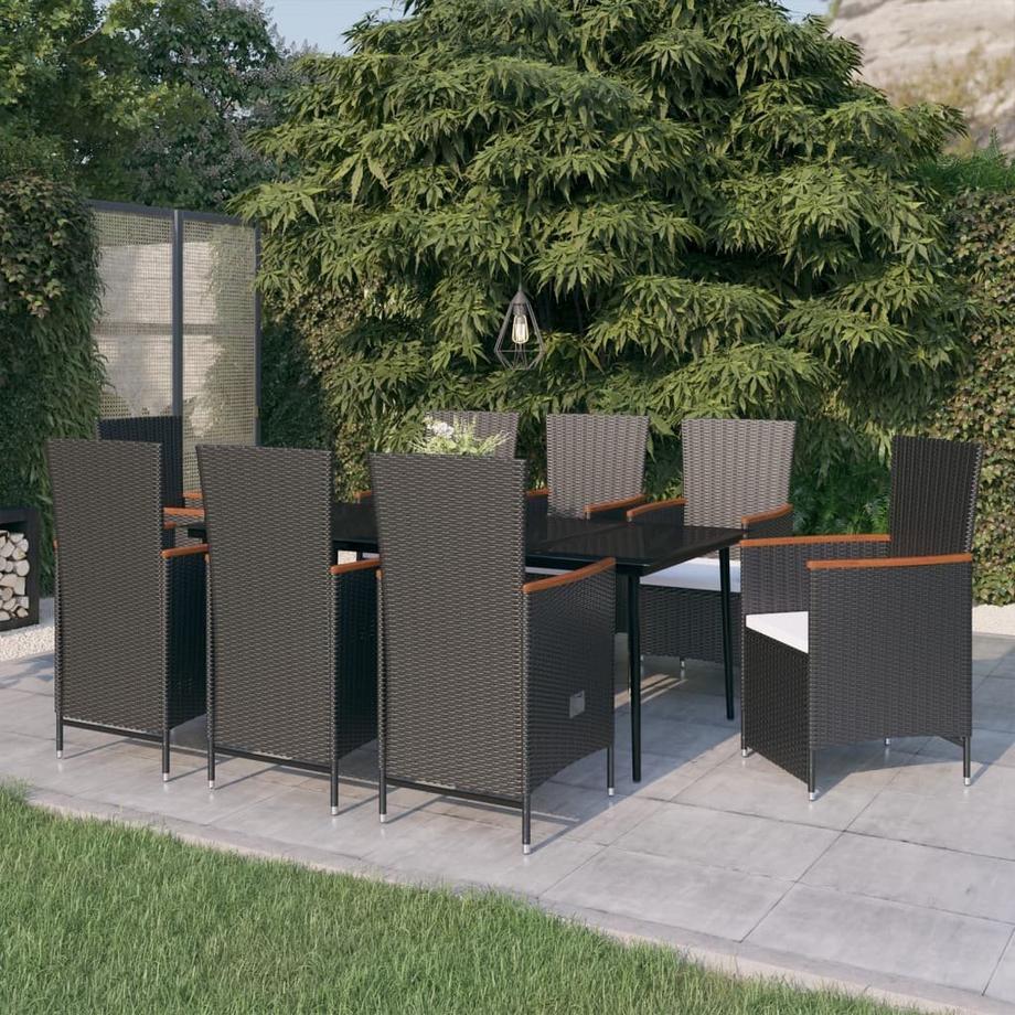 VidaXL set da pranzo da giardino  