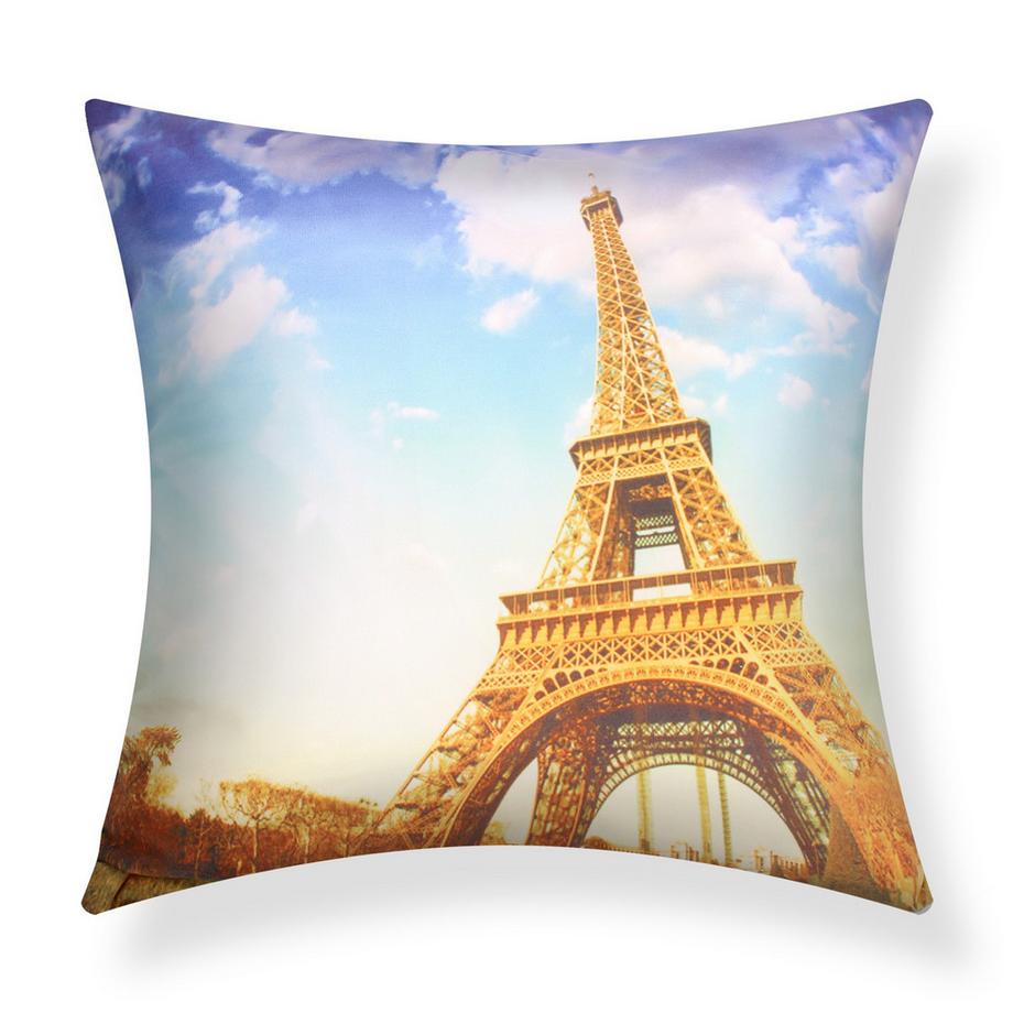 2 Stk. Kissenbezüge Alte Eiffelturm
