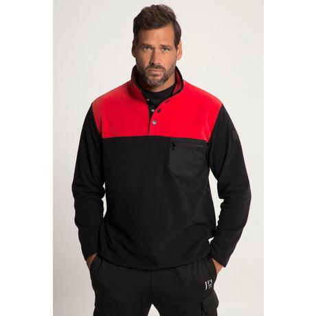 JP1880  Felpa polo da trekking per l'outdoor con scollo con zip 