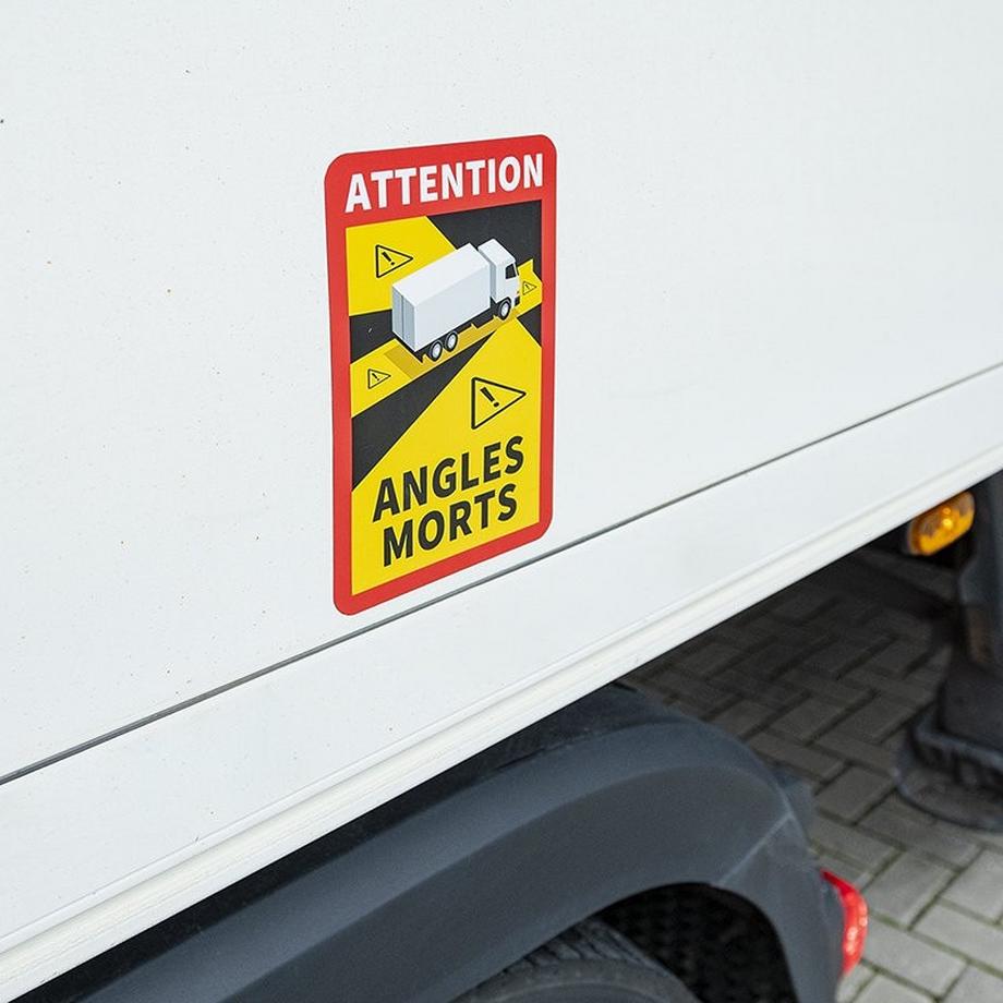 Pricenet  Aufkleber „Achtung Angles Morts!“ LKW 