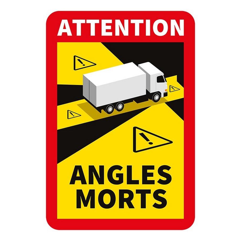 Pricenet  Aufkleber „Achtung Angles Morts!“ LKW 