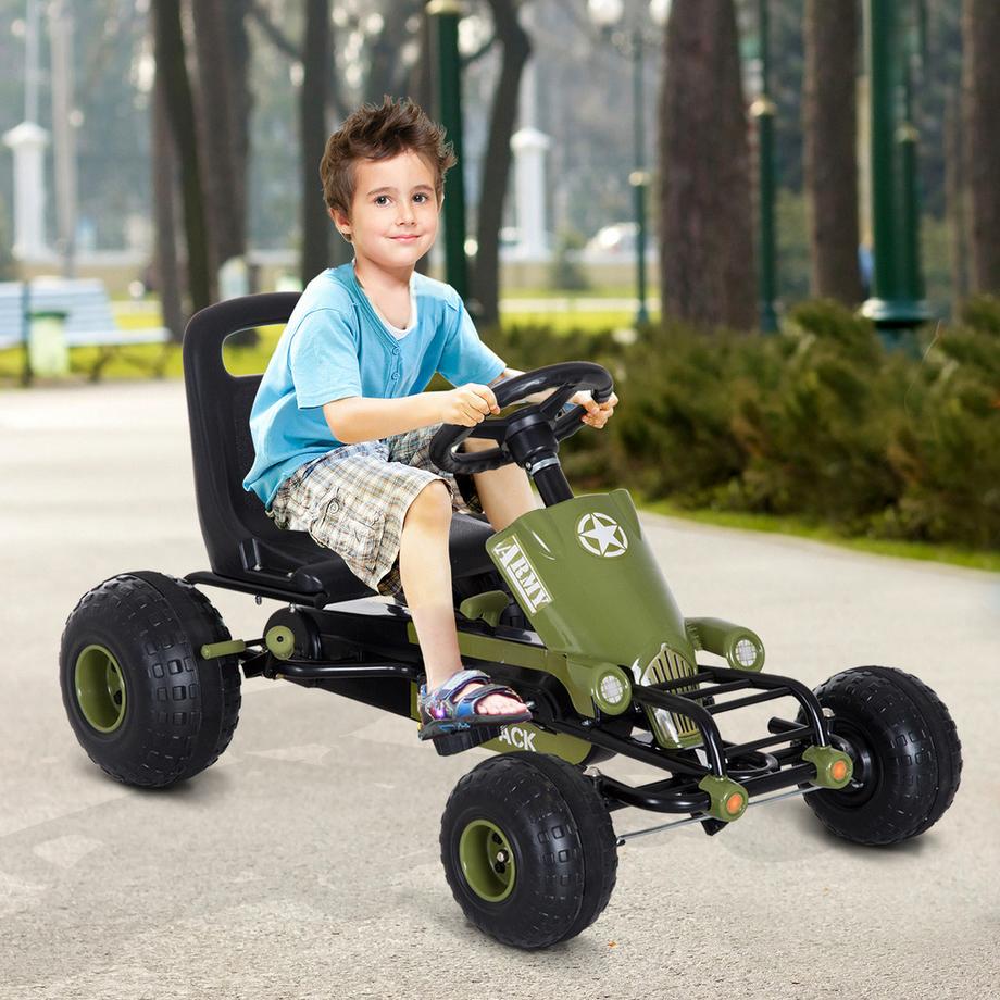 HOMCOM  Kinder Go Kart Tretauto 