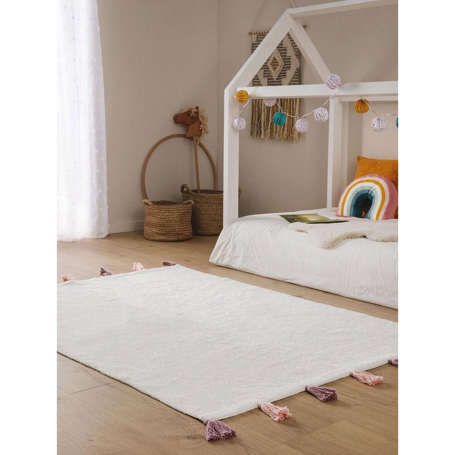 Benuta Tapis lavables pour enfants Malu Rose  