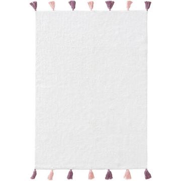 Waschbarer Kinderteppich Malu Rosa