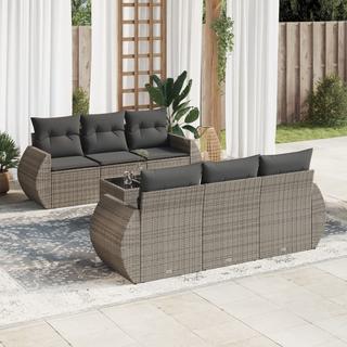 VidaXL set divano da giardino Polirattan  