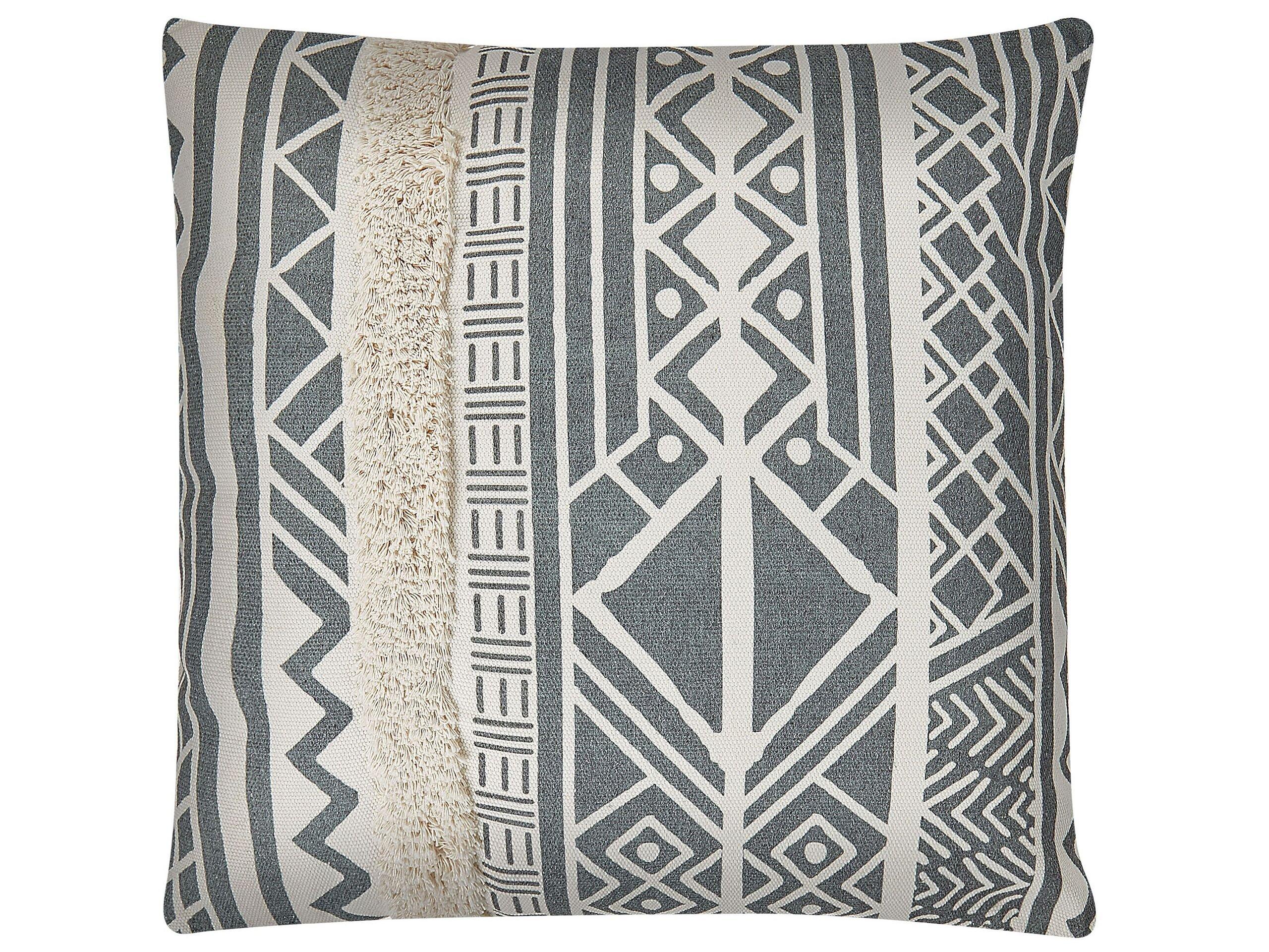 Beliani Lot de 2 coussins en Polyester Boho LAURUS  