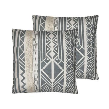 Lot de 2 coussins en Polyester Boho LAURUS