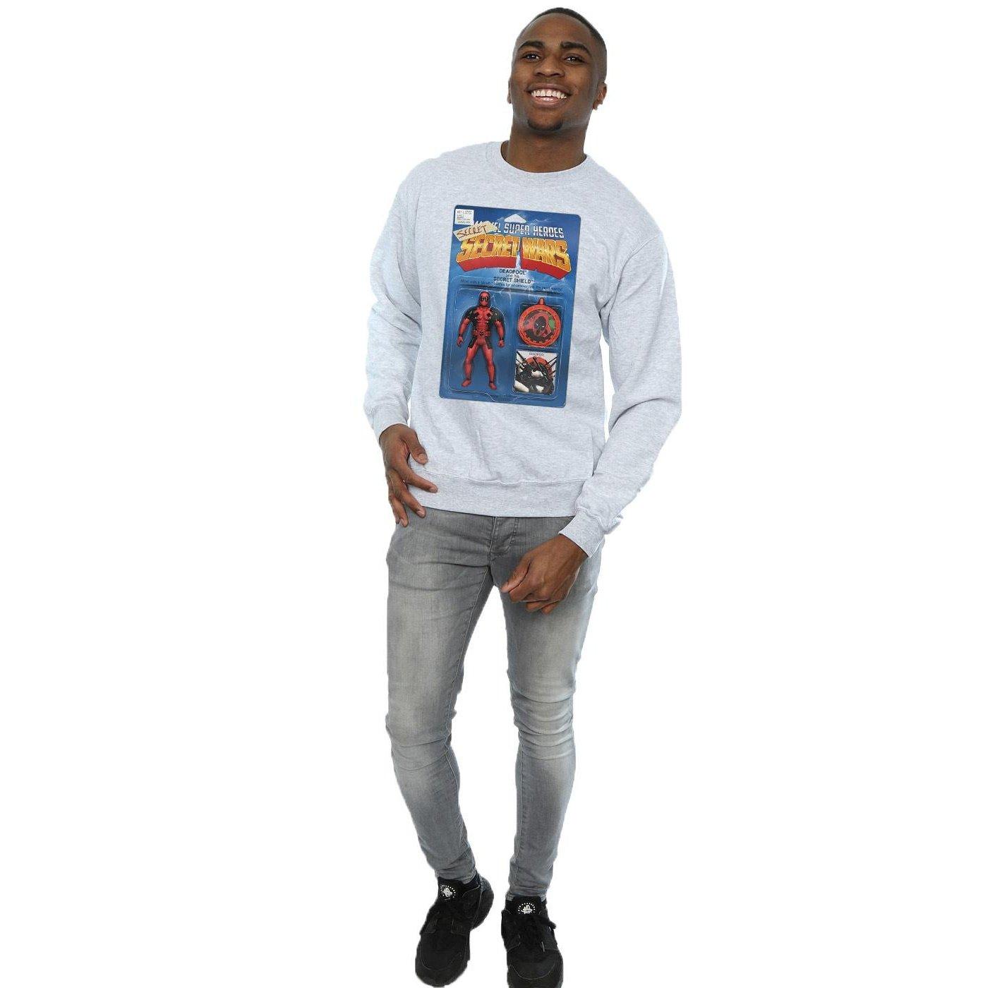 MARVEL  Deadpool Secret Wars Action Figure Sweatshirt 