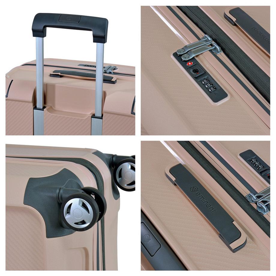 EMINENT  Aegis Expandable Handgepäck Koffer 4 Rosa 