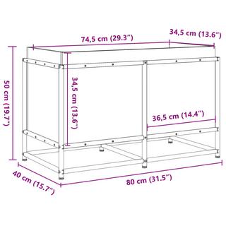 VidaXL Jardinière bois de pin  