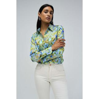 Salsa  Langarmbluse Satin Basic Shirt 