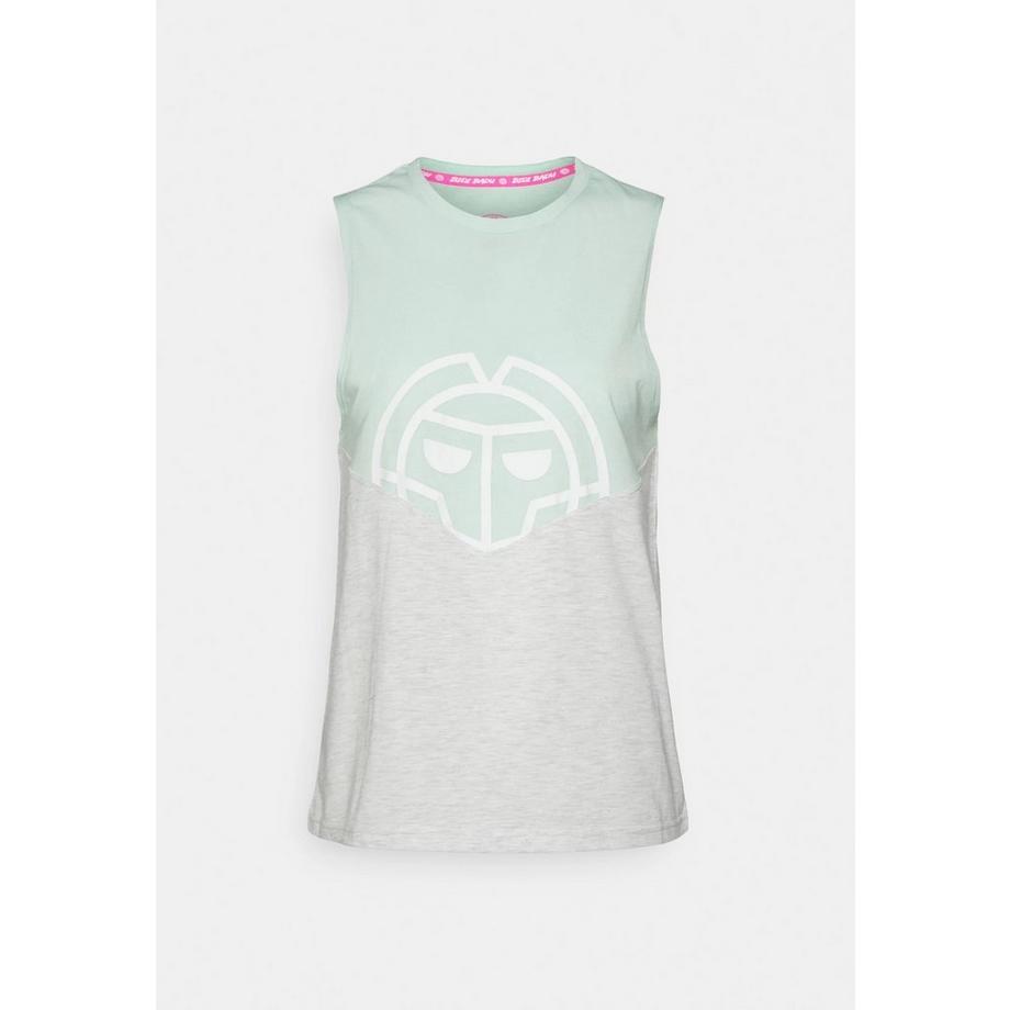 Bidi Badu  Débardeur Elinam Lifestyle - menthe / blanc cassé 