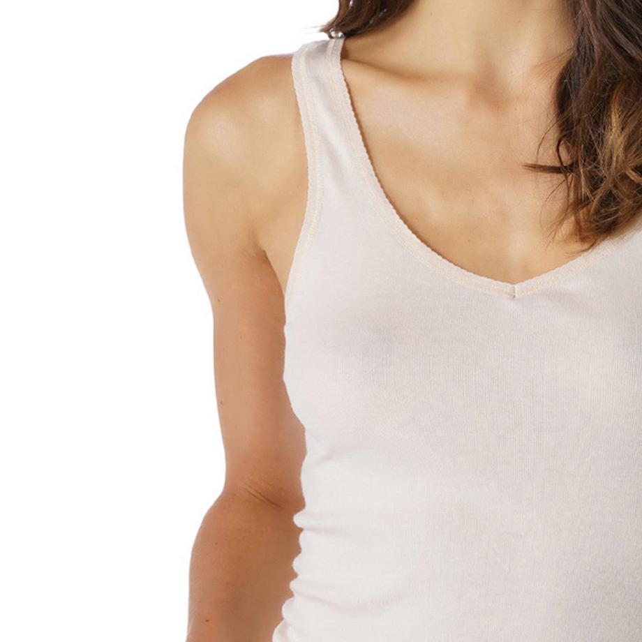 mey 2000 V-Ausschnitt Tanktop 2er Pack  