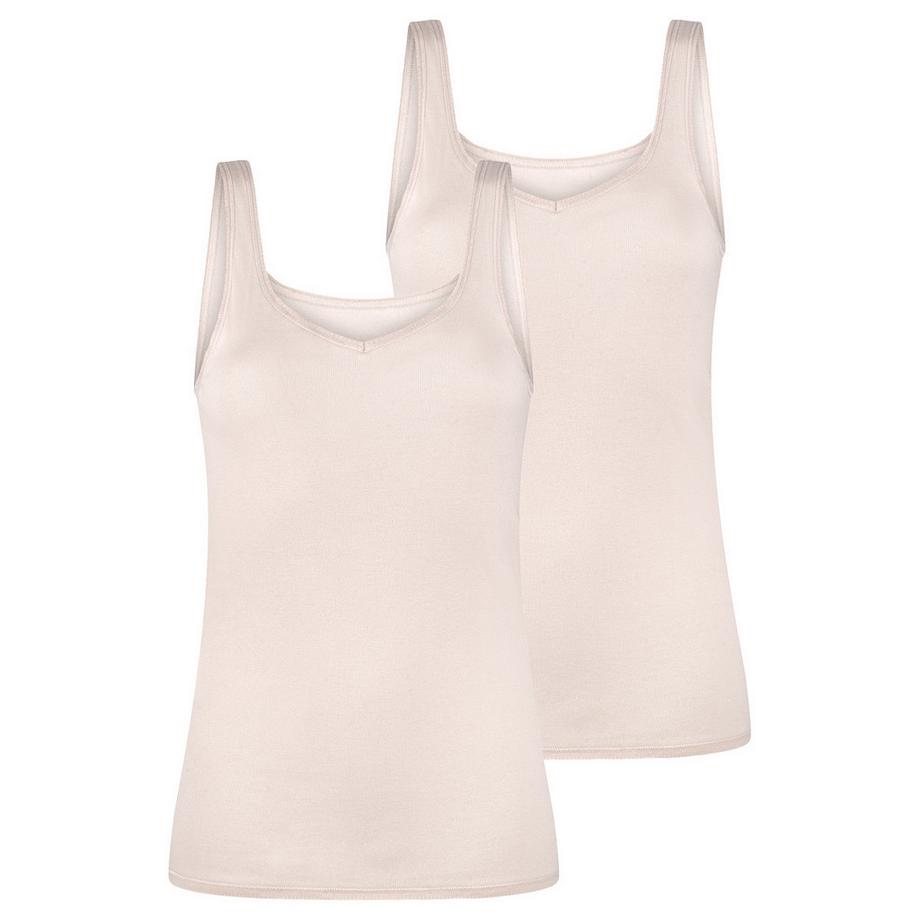 mey 2000 V-Ausschnitt Tanktop 2er Pack  