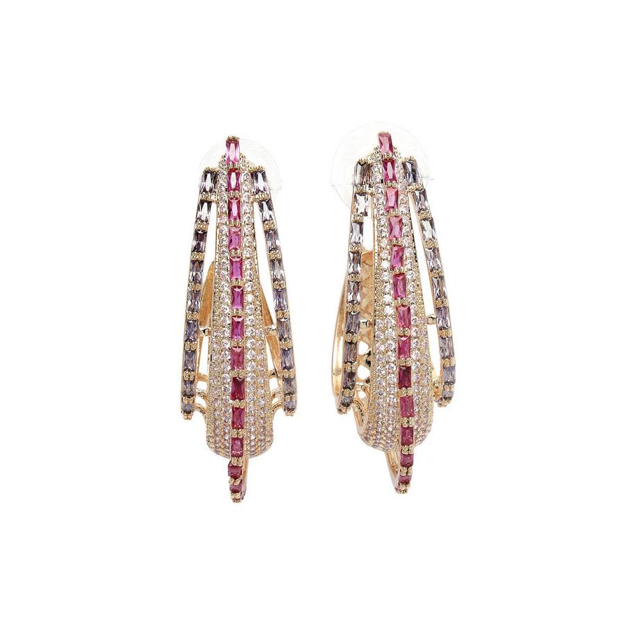 Collezione Diva Cerchietti a Forma di Anacardio in Zirconia