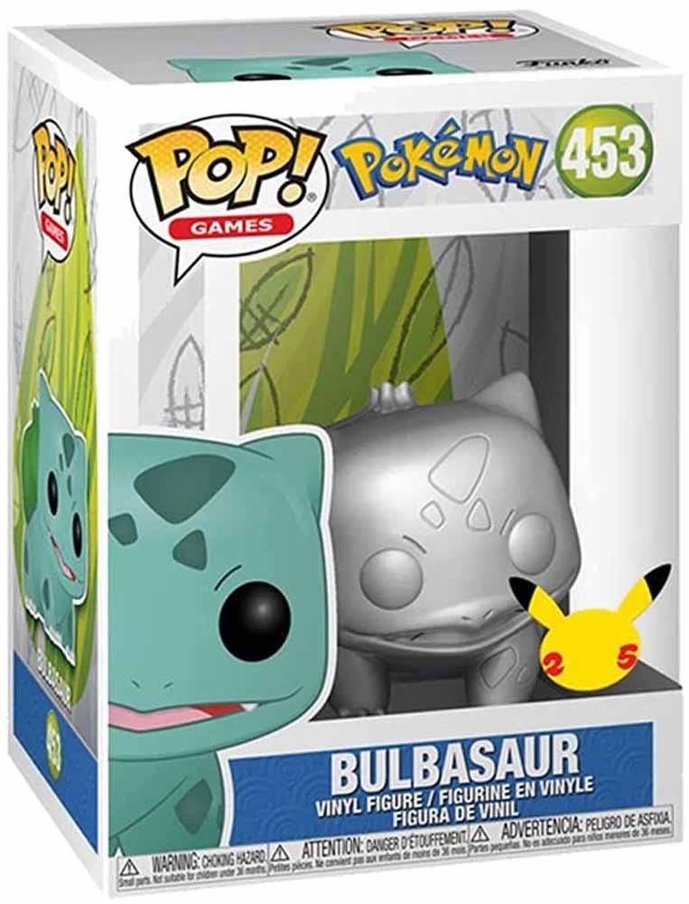 Funko  Bulbasaur / Bisasam Silver Funko POP 453 