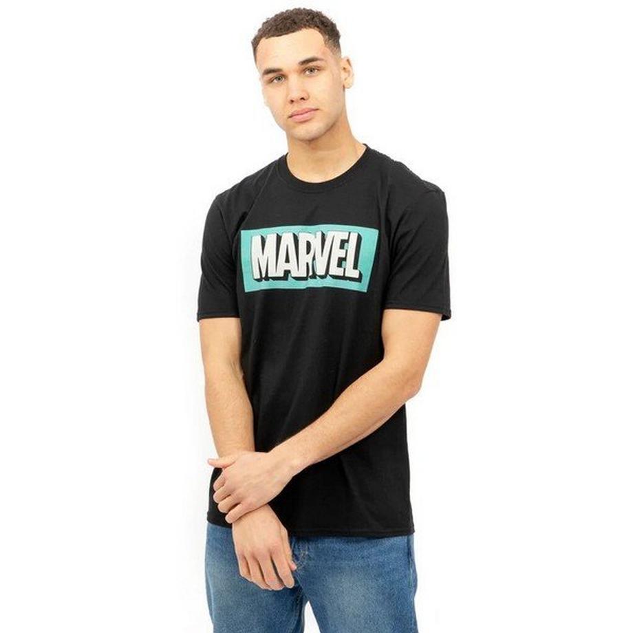 MARVEL Logo Print T-Shirt  