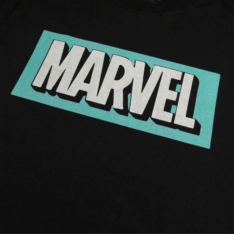 MARVEL Logo Print T-Shirt  