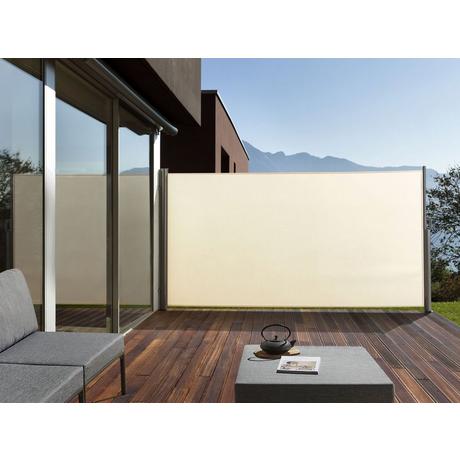 Beliani Auvent latéral en Tissu DORIO  