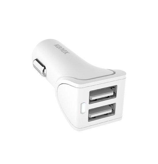 kanex  K161-2P34A8PX2-WT4F chargeur d'appareils mobiles Universel Blanc Allume-cigare Auto 
