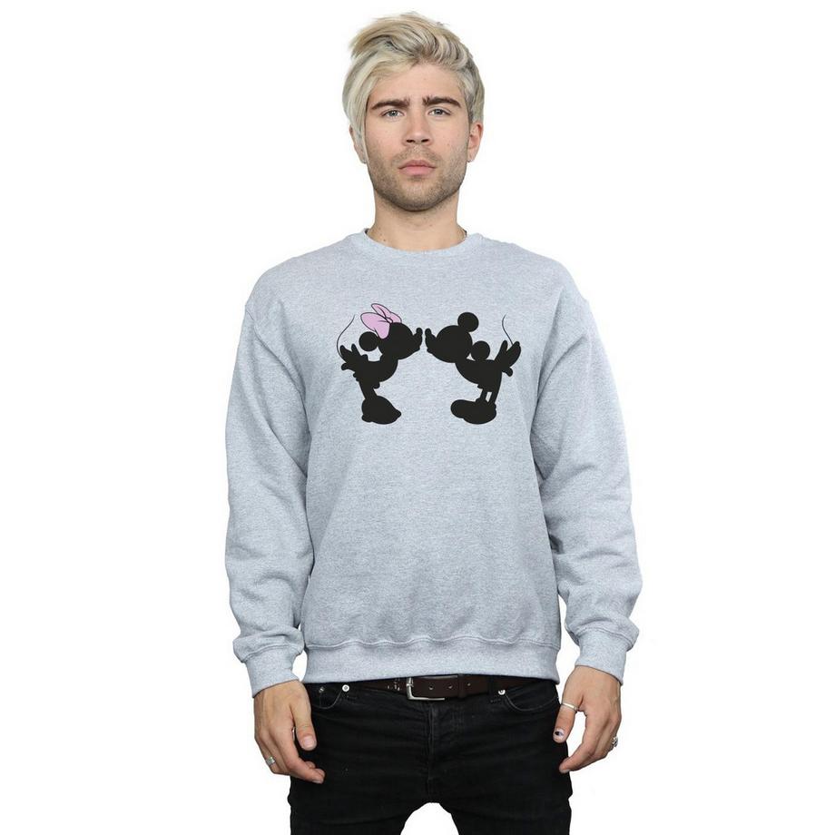 Disney Mickey et Minnie Kissing Sweatshirt  