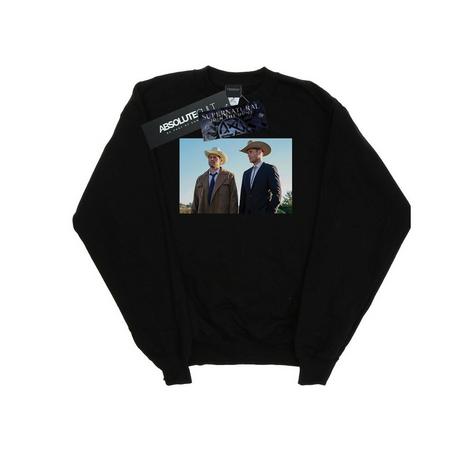Supernatural Sweatshirt Imprimé Col Rond Garçon  