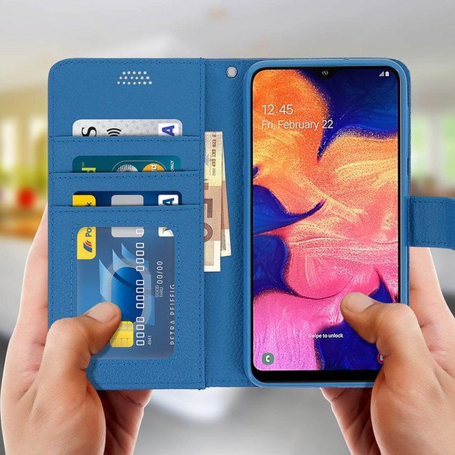 Avizar  Flip Bookcover Samsung Galaxy A10 Blau 