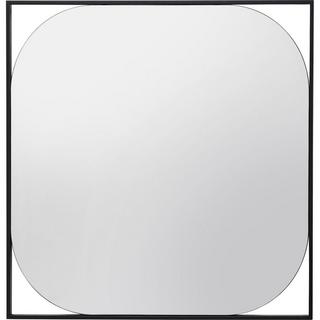 KARE Design Specchio da parete Bonita nero 81x81  
