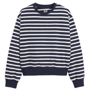 La Redoute Collections  Sweat col rond rayé en molleton 