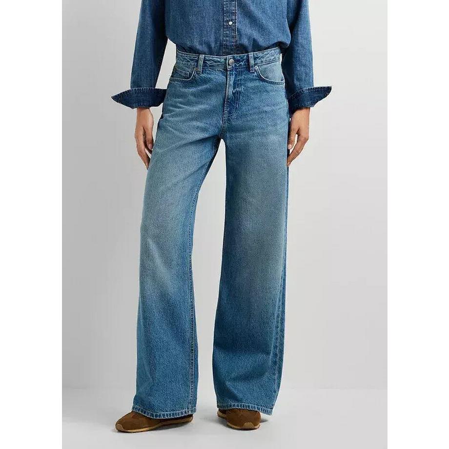 Weite Jeans LINA mit normaler Bundhöhe
