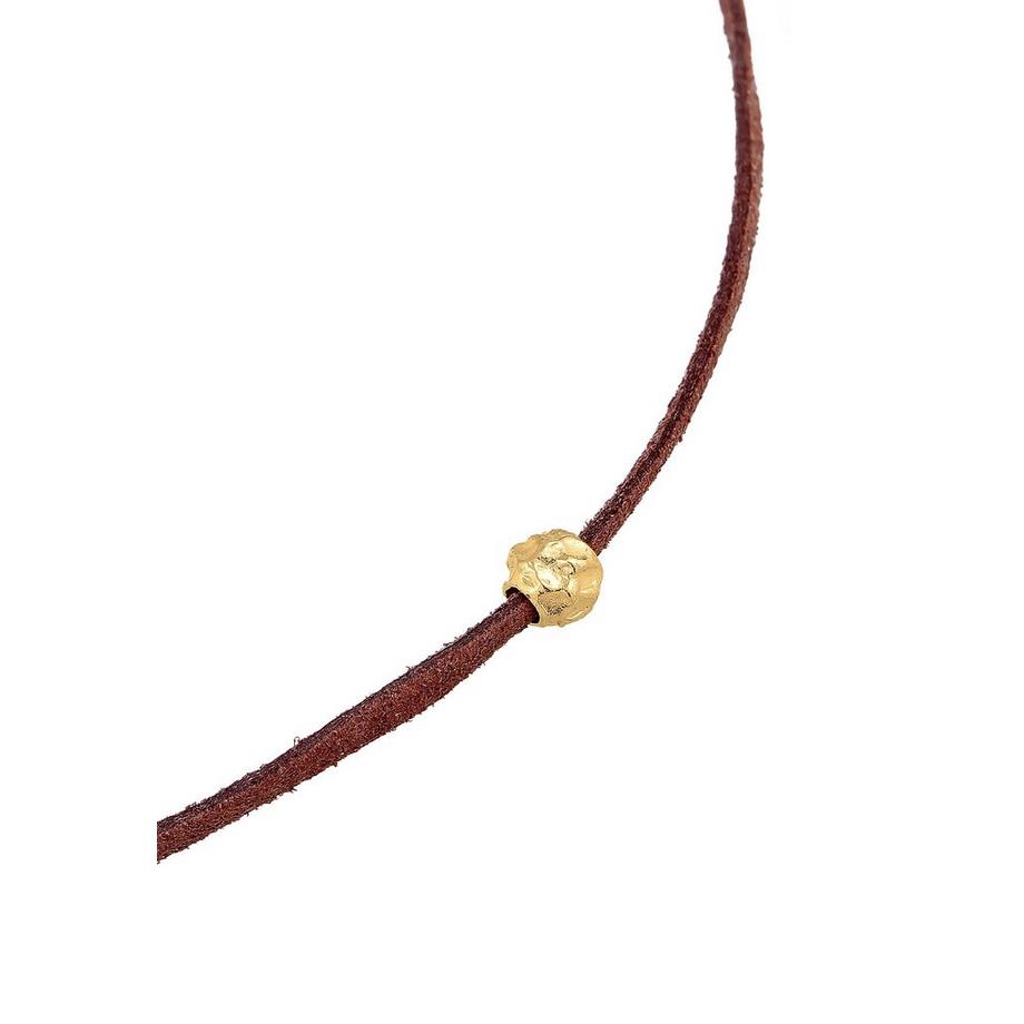 Elli  Collier Femmes Choker Perle Tendance Avec Cuir Synthétique 