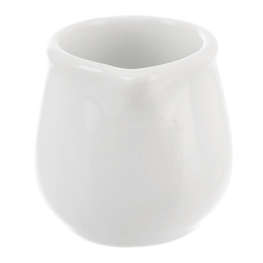 Orion  6er-Set Porzellankannen - praktische Ausgießer für präzises Dosieren 