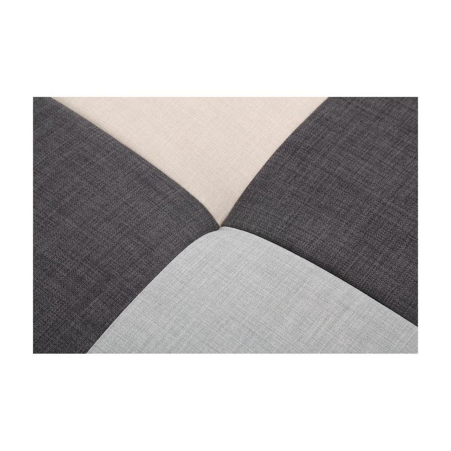 Vente-unique Ecksofa mit Schlaffunktion ROMANE Patchwork Ecke Links  