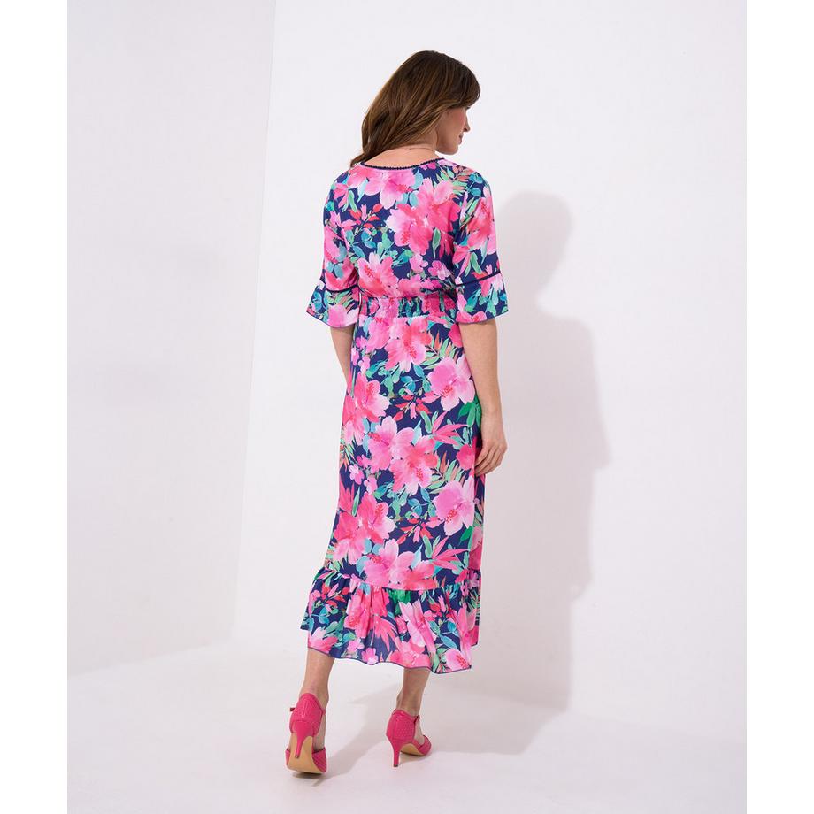 Joe Browns Kleid mit weiten Ärmeln und Blumendruck  