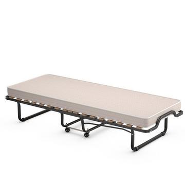 Letto ospiti pieghevole 80 x 200 cm letto pieghevole pieghevole con materasso in memory foam beige made in Italy Origine: Italia