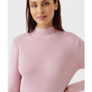 Damart  Rippenpullover mit Stehkragen aus 50 % Merinowolle 