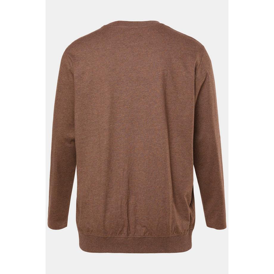 JP1880 T-shirt basica maniche lunghe girocollo taglio pancia comodo  