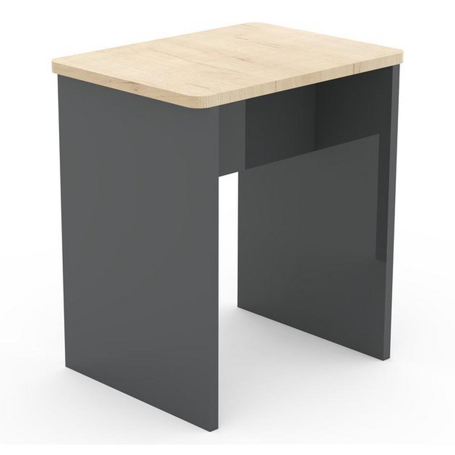 VCM  Holz Sitzhocker Würfel Fußablage Beistelltisch Esal 