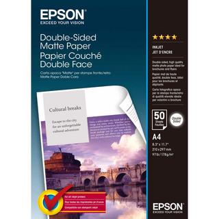 EPSON Inkjetpapier doppelseitig S041569, DIN A4, 178 g/m², 50 Blatt  