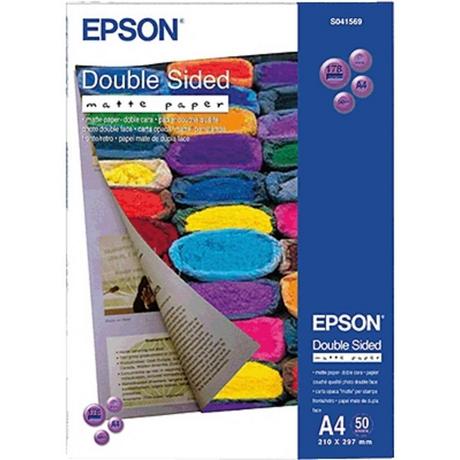 EPSON Inkjetpapier doppelseitig S041569, DIN A4, 178 g/m², 50 Blatt  