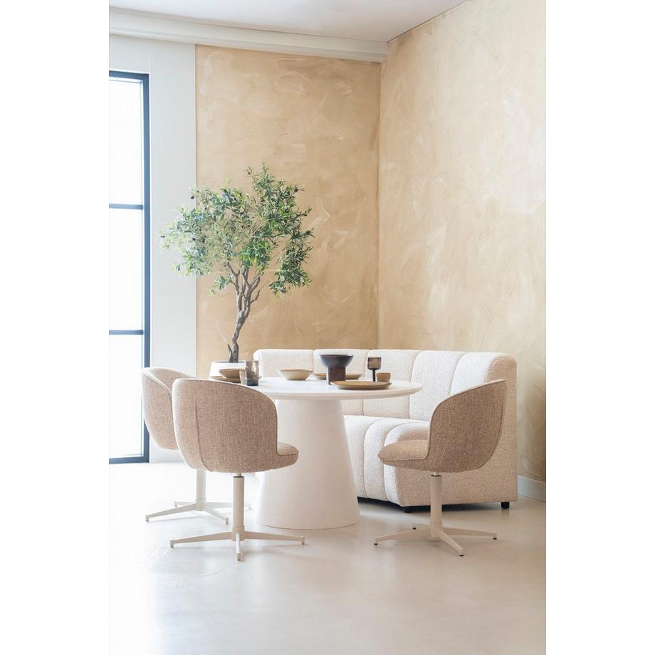 mutoni Table de salle à manger Elin ronde 130  