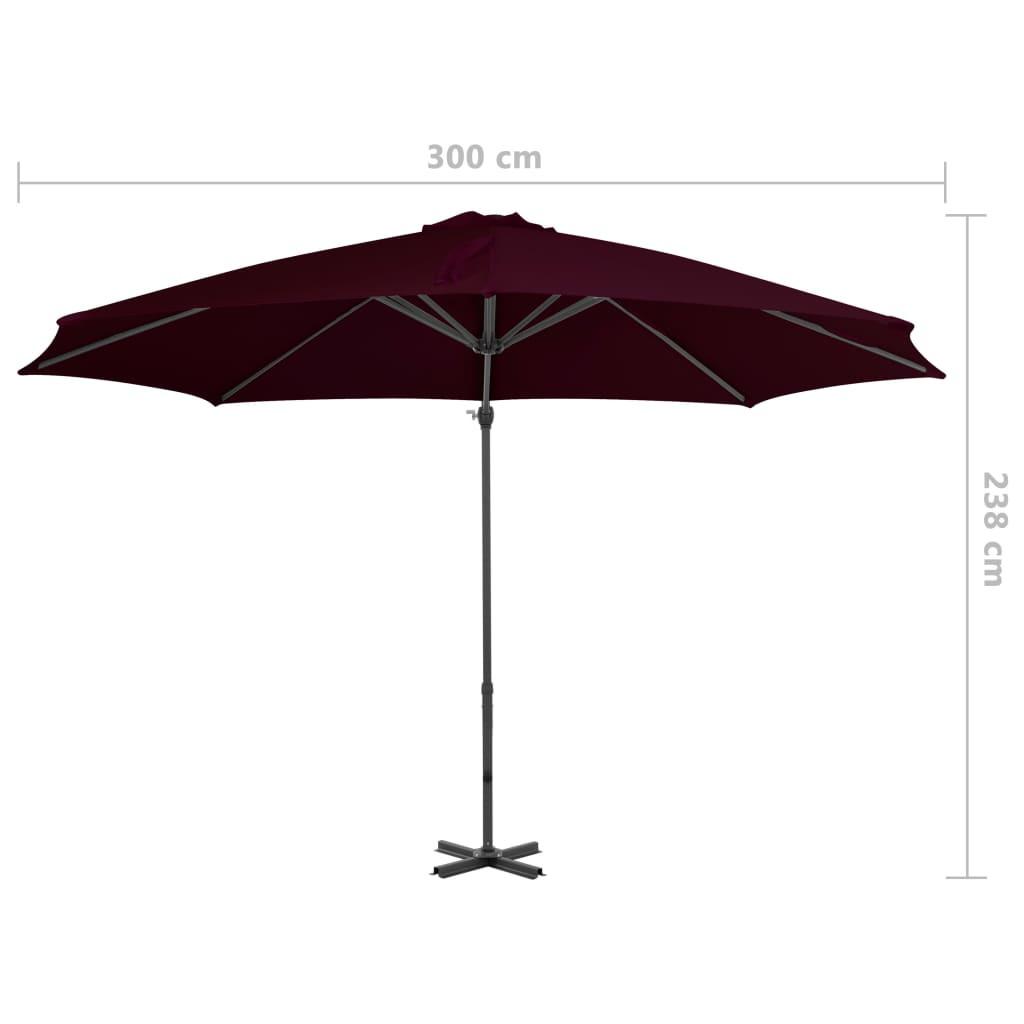 VidaXL Parasol en porte-à-faux  