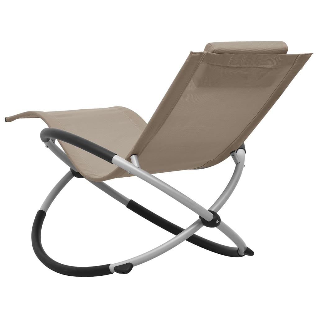 VidaXL Chaise longue enfant métal  