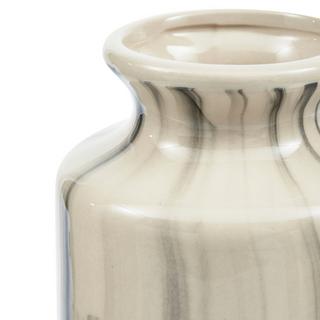 mutoni Vaso Strike ceramica bianco sporco/nero 40  