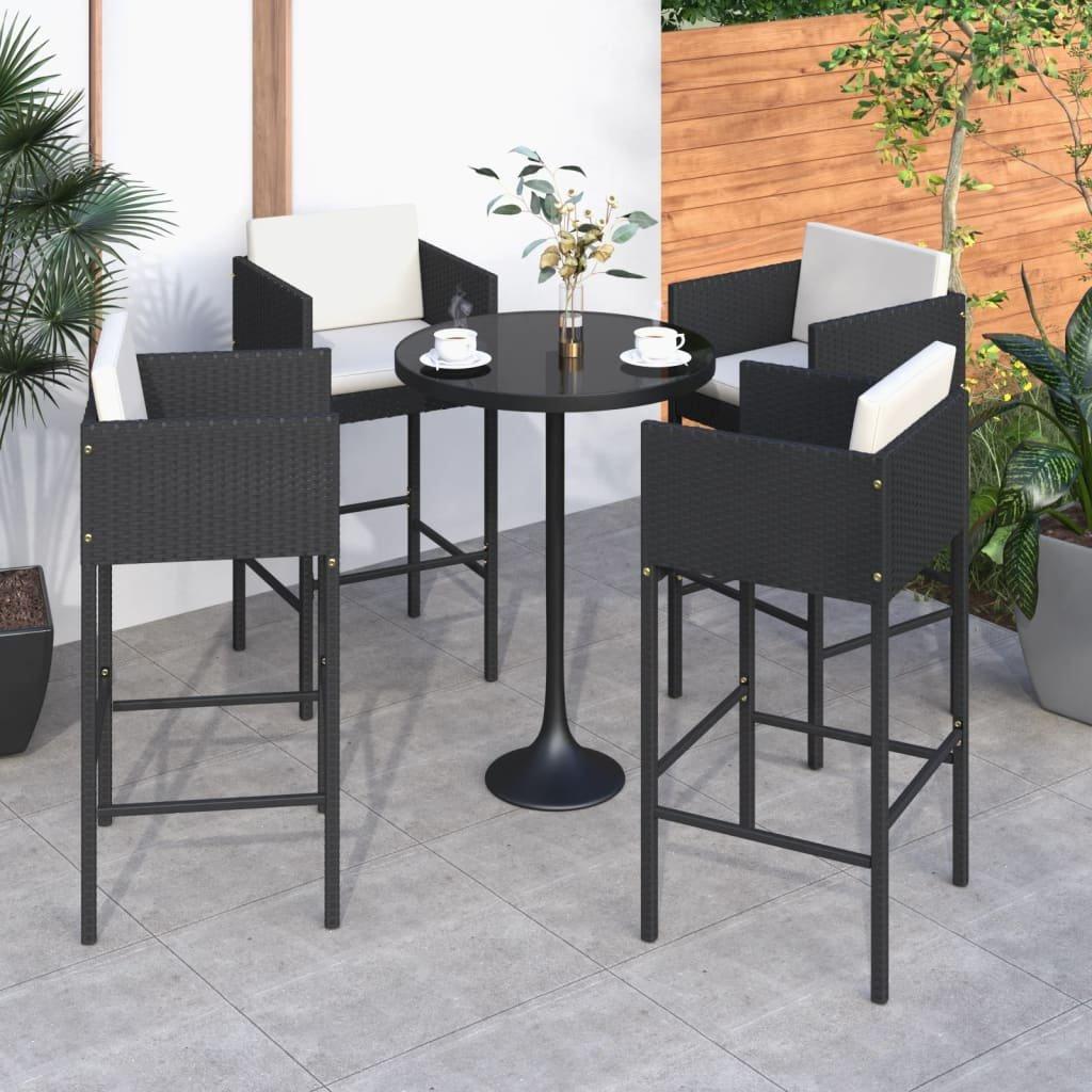 VidaXL Barhocker poly-rattan  