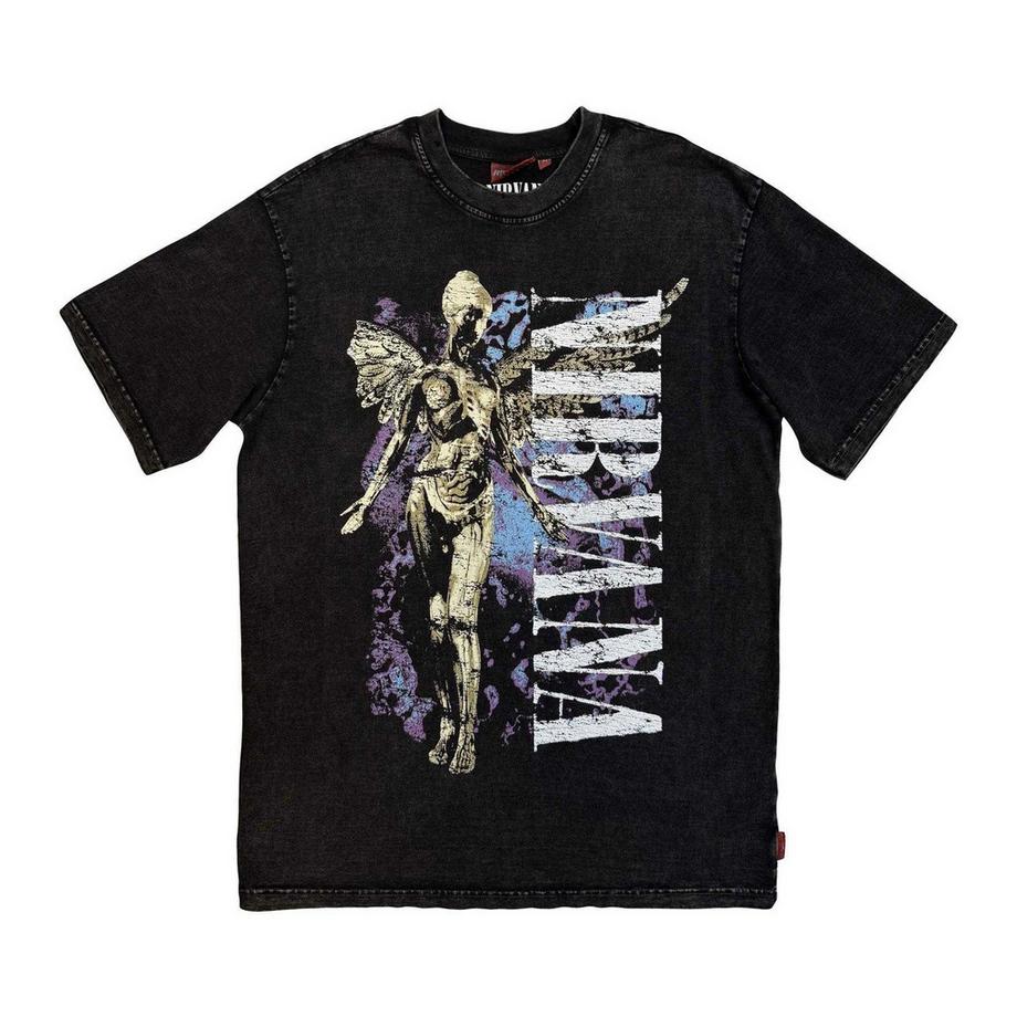 T-ShirtMotiftyle Délavé Unplugged In Utero Angel