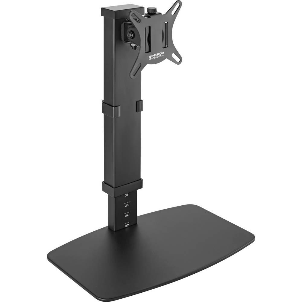 SpeaKa Professional  Support de moniteur de levage Speaka Professional avec hauteur réglable, 43.2 cm - 81.3 cm (17-32) 