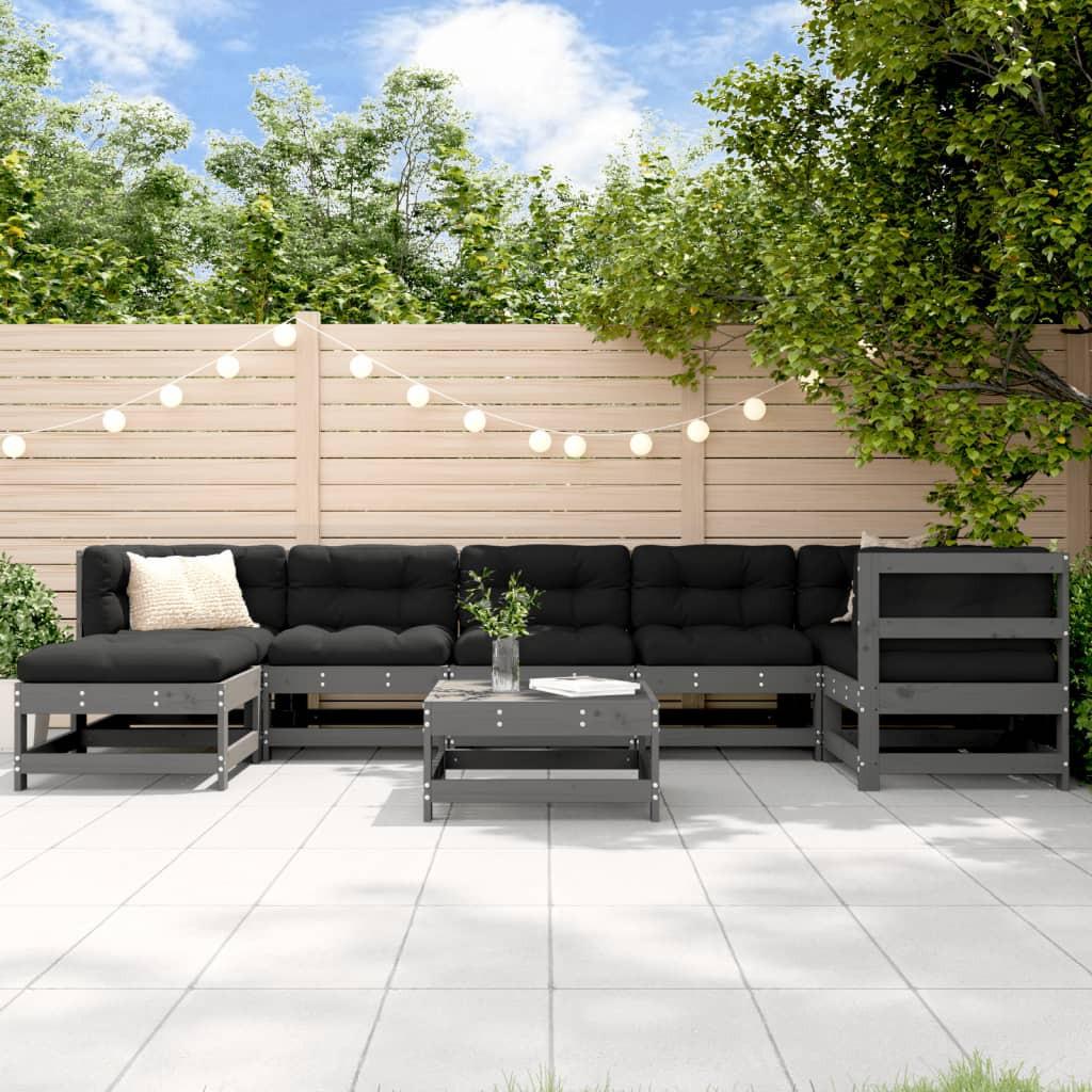 VidaXL Salon de jardin bois  