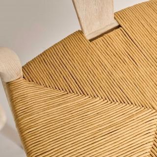 Calicosy Lot de 2 Chaises en chêne blanchie et cannage - Oslo  