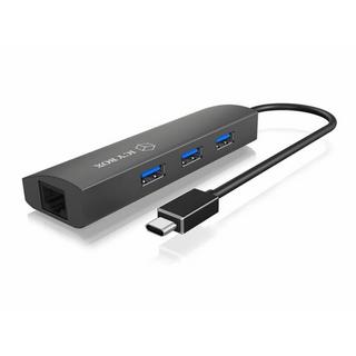 ICY Box  IB-HUB1406-C USB 3.2 Gen 1 (3.1 Gen 1) Type-C Antracite 